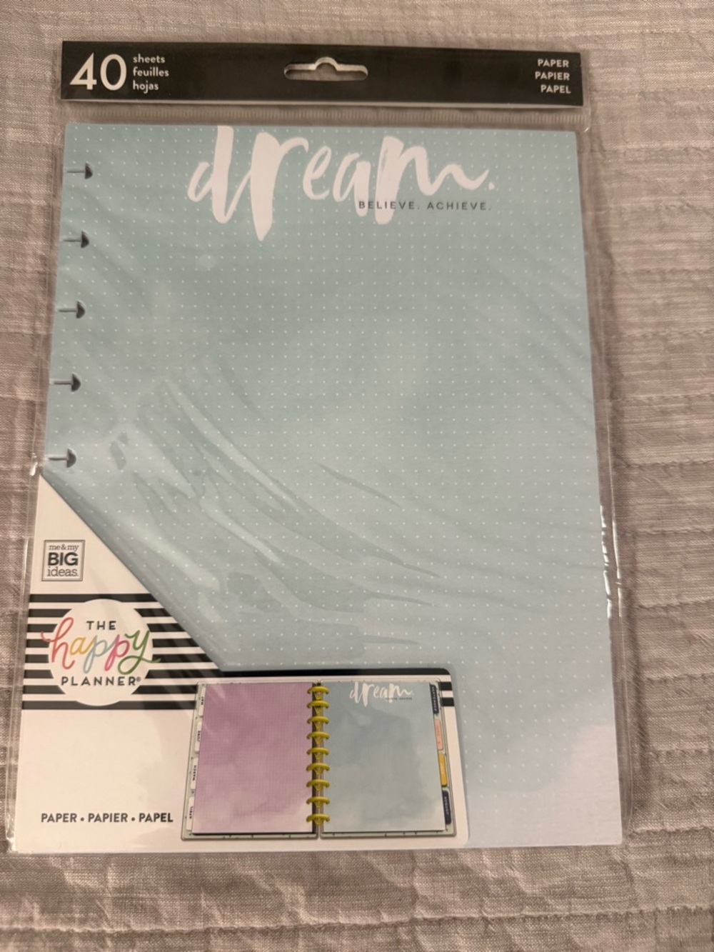The Happy Planner Dream Dot-Grid Paper 40 Sheets Refill